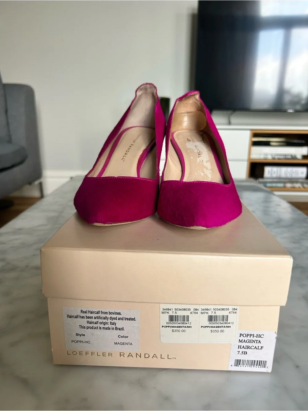 Loeffler Randall Fuchsia Pointed-Toe Pumps